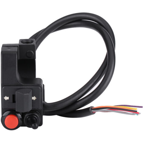Supporto faro per manubrio moto/ATV, 22 mm, clacson a pressione, interruttore indicatori di direzione per GS