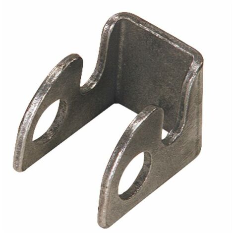 Supporto forato stretto per cerniera Ø 23mm