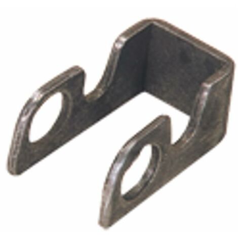 Supporto forato stretto per cerniere Ø 23mm