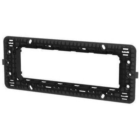 SUPPORTO FRUTTI ABM - PC NERO POSTI 6 - 8 pezzi