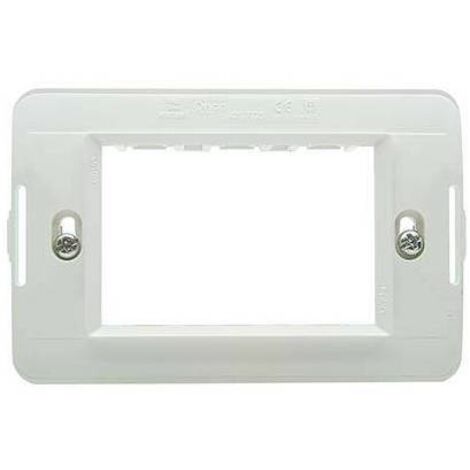 SUPPORTO FRUTTI AQUA MARLANVIL - PC BIANCO POSTI 3 - 25 pezzi