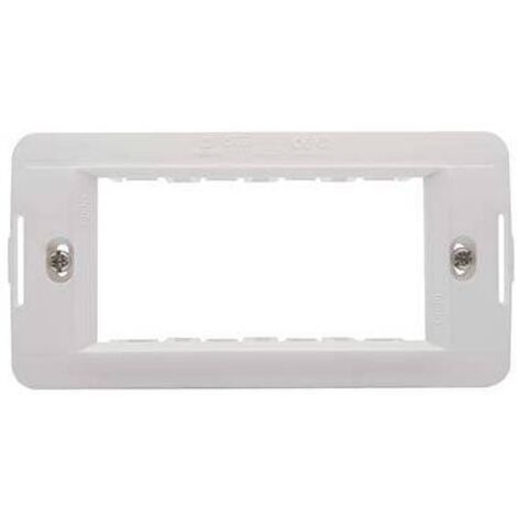 SUPPORTO FRUTTI AQUA MARLANVIL - PC BIANCO POSTI 4 - 10 pezzi