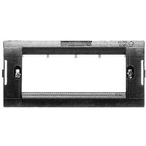 SUPPORTO FRUTTI ARC MARLANVIL - PC NERO POSTI 4 - 10 pezzi