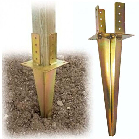 VIVAGARDEA 5 Tappi Per Pali A Piramide, 71 X 71 Mm, In Acciaio - Foto 2