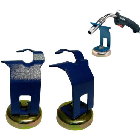 Supporto in metallo per torcia MIG con base magnetica universale