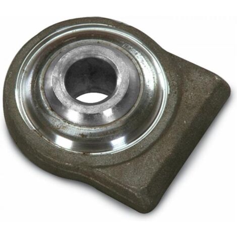 Supporto inferiore rotula sferica seconda categoria con Ø 28mm testa Ø 80mm e interasse 65mm