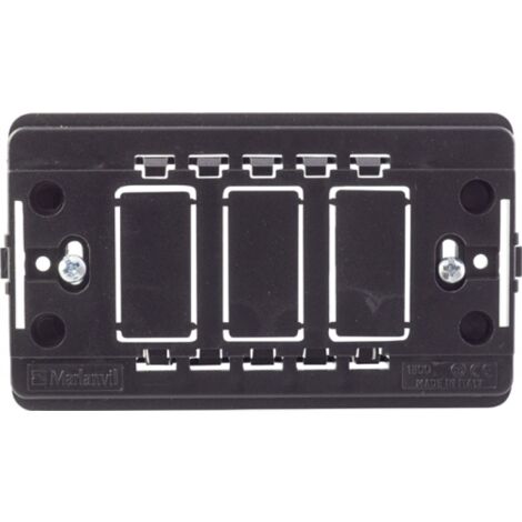 SUPPORTO INTERRUTTORI MAGIC VENUS 3 POSTI 503 MAURER