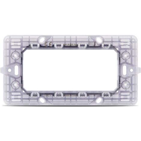 Supporto joy compatibile bticino matix 4 moduli -  7004-b