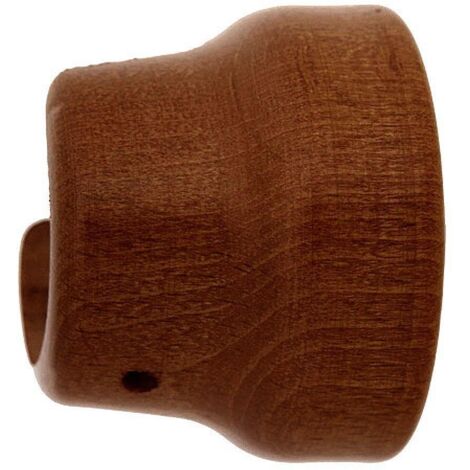 Supporto laterale in legno liscio 20x 35 mm. Noce