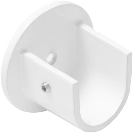 Supporto Laterale in Zirconia Ø 20 mm. Bianco (2 Pezzi)