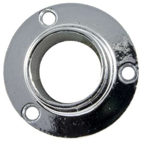 Supporto laterale Masidef rs01783 per tubo tondo Ø20mm in zama cromata 2pz