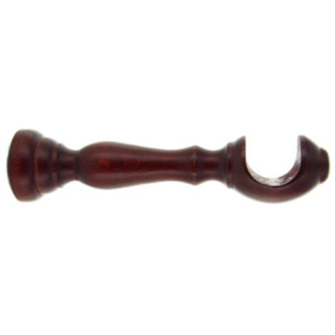 SUPPORTO LEGNO P/BASTONE CILIEGIO 18 CM 2 PZ