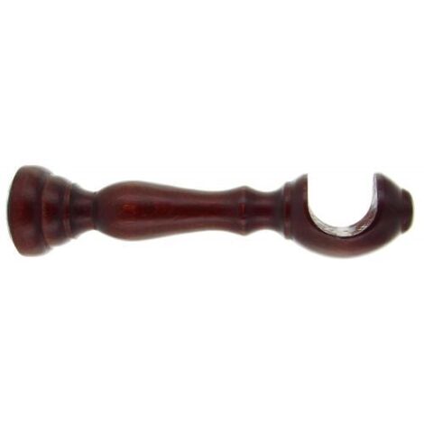 SUPPORTO LEGNO PER BASTONE CILIEGIO 10 CM 2 PZ