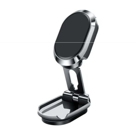 Supporto magnetico multifunzionale per telefono da auto in metallo con magnete rotante a 360°, supporto da tavolo per telefono per schermo del cruscotto, compatibile con tutti i telefoni
