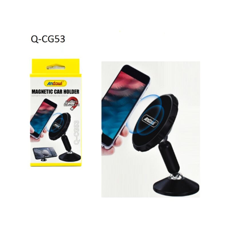 Image of Trade Shop - Supporto Magnetico Per Auto Super Resistente Porta Cellulare Smartphone Q-cg53