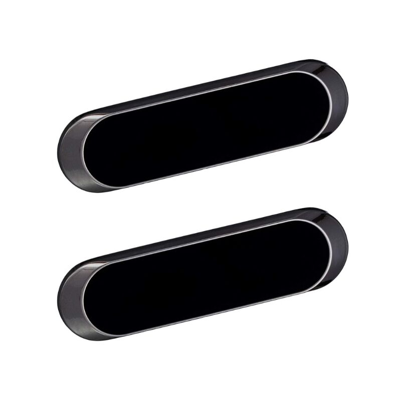 Image of Supporto magnetico per smartphone da 2 pezzi - Rotante per cruscotto dell'auto Magnete da parete universale per telefono cellulare (nero)