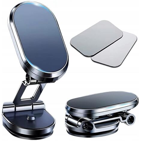 Supporto magnetico per telefono da auto - argento/nero