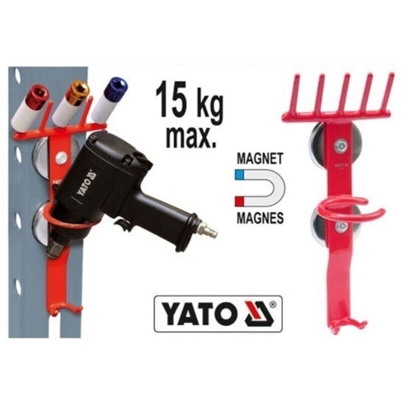 Supporto magnetico per utensili pneumatici yt-08707 yato