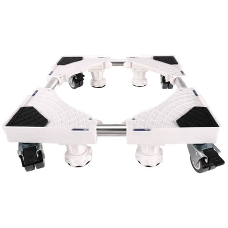 Supporto mobile per lavatriceregolabile 47-69cm4 colonne e 4 doppie ruote