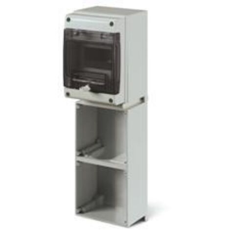 Supporto modulare parete 6 moduli ip66 136x472x146 mm omnia scame 572.0311
