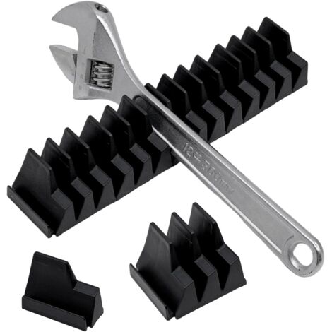 Supporto modulare per chiavi, portautensili per 23 chiavi combinate, portachiavi, barre magnetiche, organizer per chiavi a cricchetto