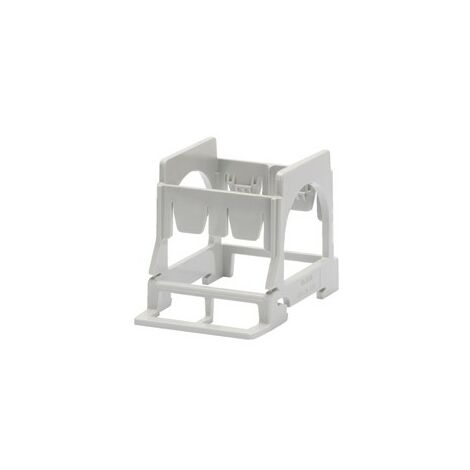 Supporto montaggio frutti Gewiss System - 2 POSTI - 3 Moduli Din GW26410
