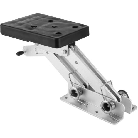 Supporto motore Aramox, supporto motore fuoribordo, supporto motore ausiliario fuoribordo in alluminio regolabile per 2 tempi 7,5-20 CV