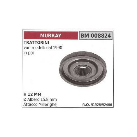 Supporto mozzo portalama trattorino rasaerba tagliaerba dal 1990 murray 008824