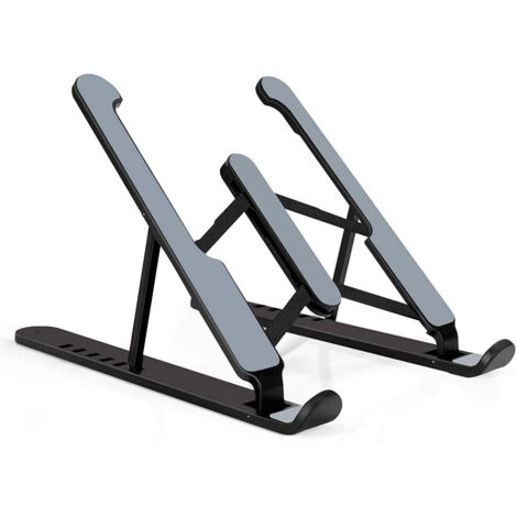 Supporto Notebook Regolabile Supporto Laptop Scrivania Pieghevole Design Ergonomico Stabile In ABS