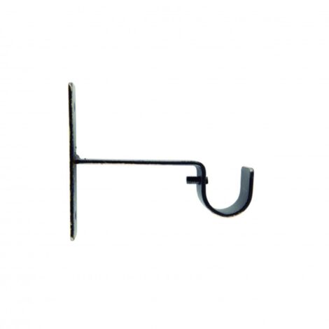 Supporto parete Cintacor nero Ø22 mm