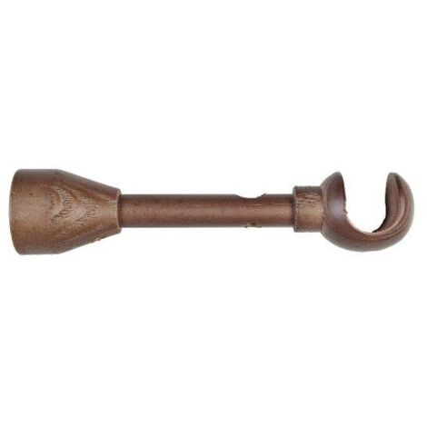 Supporto parete doppio iw Cintacor ideas wood colore bianco 1 pz