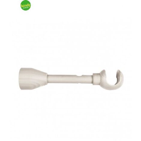 Supporto parete doppio iw Cintacor ideas wood colore gesso 1 pz