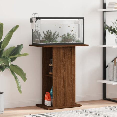 Supporto per Acquario 60,5x36x72,5cm Multistrato Rovere Marrone vidaXL 115149