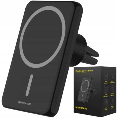 Supporto per auto Spacecase MagCharge WM1B nero