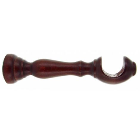 Supporto per bastone in legno ciliegio - 25 cm - 2 pz