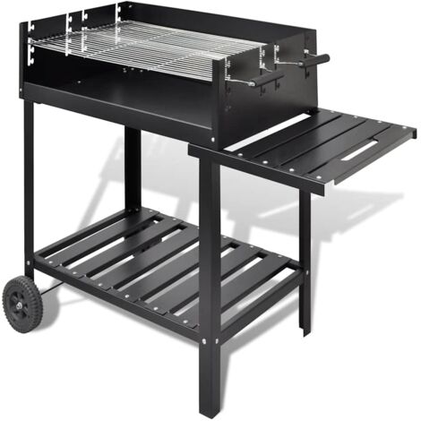 Supporto per BBQ a Carbonella con 2 Ruote  vidaXL 365852