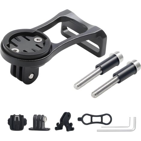Supporto per bici per Garmin Edge, supporto combinato per manubrio della bicicletta in lega di alluminio per Garmin Edge GoPro (200 500 510 520 800 810 820 1000 1030 Touring)