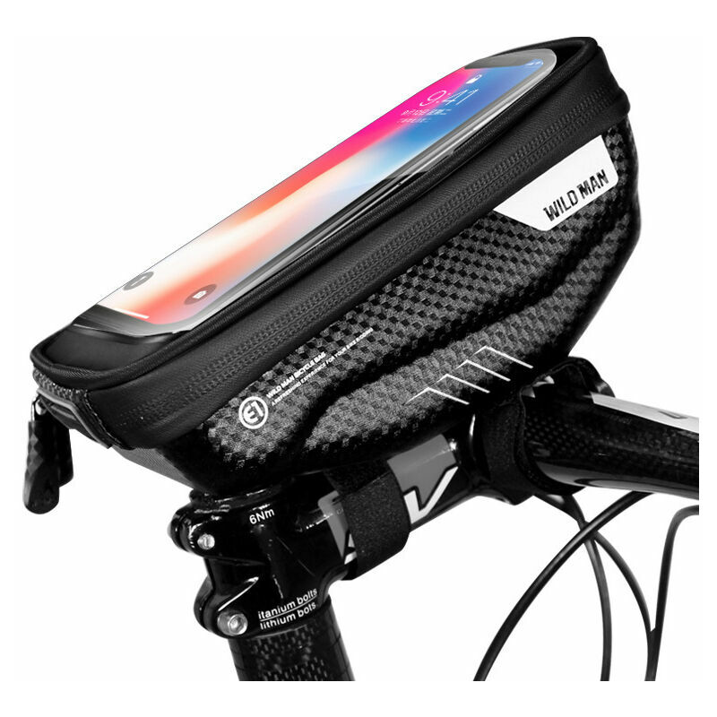 Supporto per bici portatile Borsa per manubrio