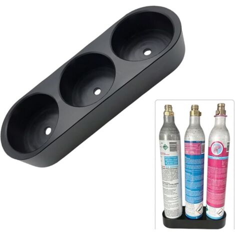 Supporto per bombola di gas, base per bombola di gas, base per bombola di CO2, base per bombola di diametro 60 mm, supporto salvaspazio