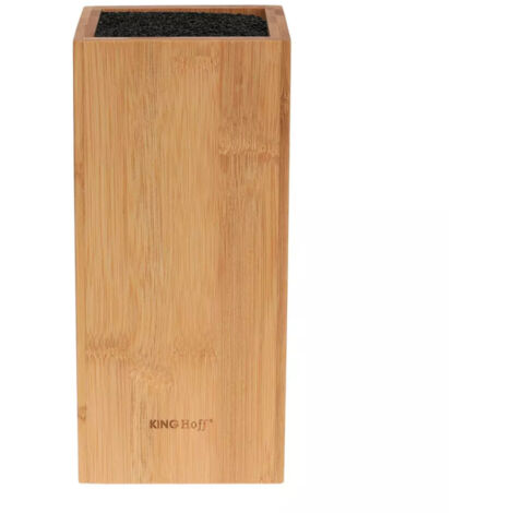SUPPORTO PER COLTELLI DA CUCINA IN BLOCCO DI BAMBÙ KINGHOFF KH-1559