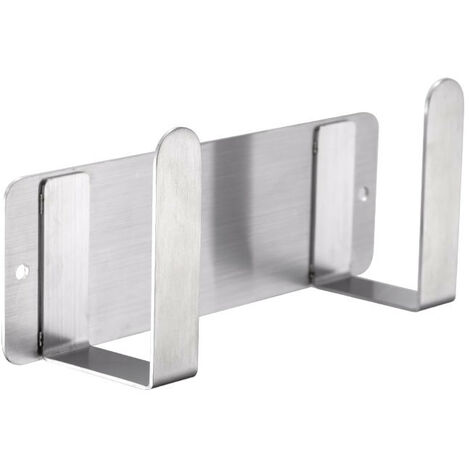 Supporto per coperchio pentola, supporto per organizer coperchio pentola in acciaio inossidabile 304 montato a parete, (Argento)
