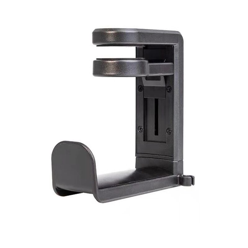 Image of Cyslmuk - Supporto per cuffie, supporto per cuffie regolabile, supporto per cuffie da gioco con rotazione a 360° e clip per cavi per tavolo, scaffale
