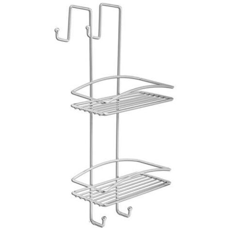 SUPPORTO PER DOCCIA DOPPIO H49,5 CM ACCIAIO VERNICIATO