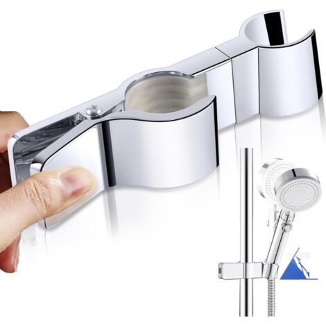Supporto per doccia regolabile, supporto per doccia portatile, accessori per il bagno, supporto per soffione doccia girevole a 45°, asta doccia, supporto per soffione doccia senza trapano, supporto pe