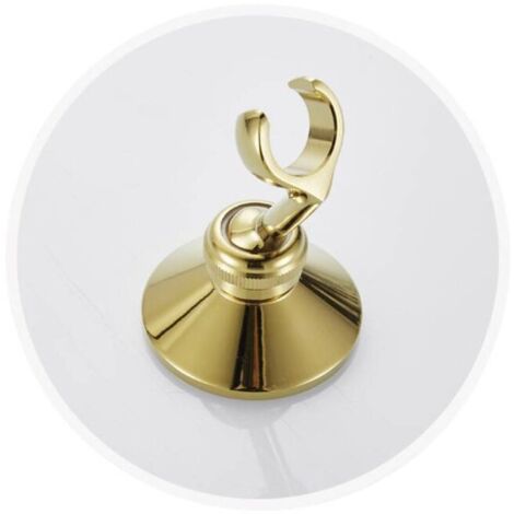 Supporto per doccia, supporto per soffione doccia, set doccia, per bagno e doccia, supporto in rame (colore: oro)