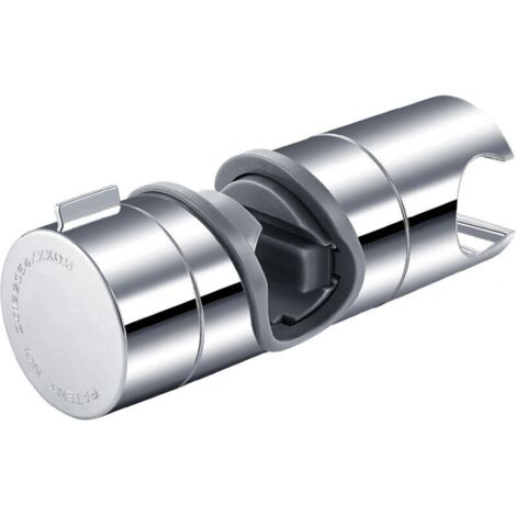 Supporto per doccia Ulisem360° - Supporto per soffione doccia regolabile, circonferenza 19-25 mm, ABS cromato per bagno
