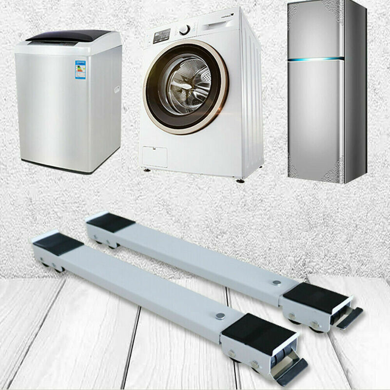 Image of Supporto per elettrodomestici frigorifero / lavatrice base con ruote