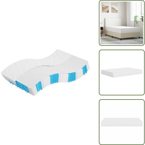 Supporto per il sonno - vidaXL Materasso a Molle Insacchettate Medio Rigido 140x200 cm - Comfort notturno