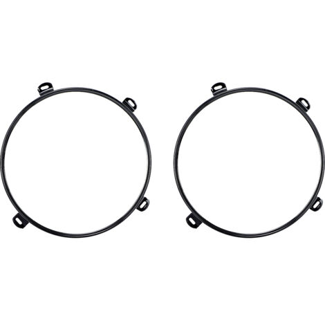 Supporto per lampada ad anello con staffa di montaggio per faro da 2 pezzi da 7 pollici adatto per Jeep Wrangler TJ 07-18