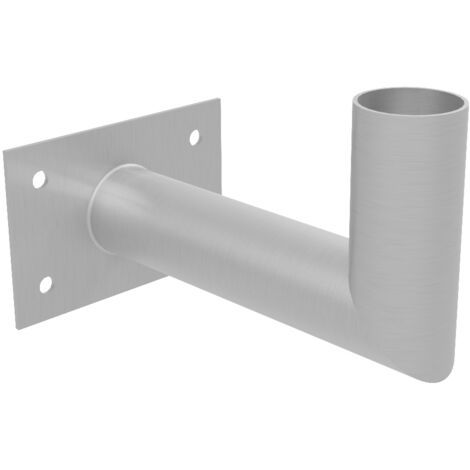 Supporto per lampione stradale INOX con braccio verticale